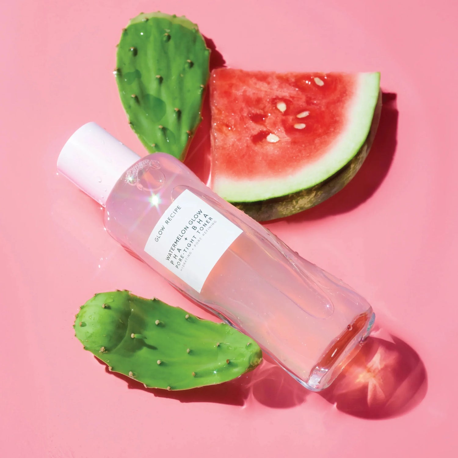 150Ml WATERMELON PHA + BHA Face Toner Korean Skin Care Pore Minimizer with Hyaluronic Acid Gentle Exfoliator for Tightening
